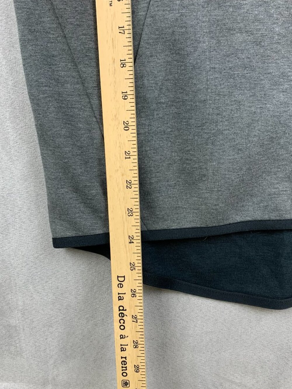 Nike Mens Sweater Small Gray Black Full-Zip Hoodie Tech Fleece Windrunner 885904 - Picture 7 of 10